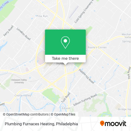 Plumbing Furnaces Heating map