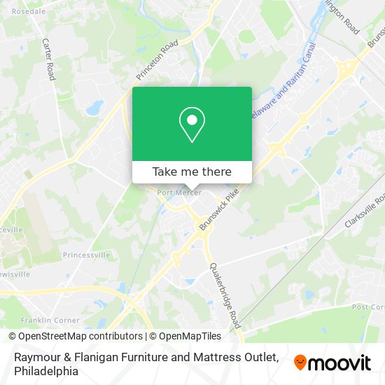 Mapa de Raymour & Flanigan Furniture and Mattress Outlet