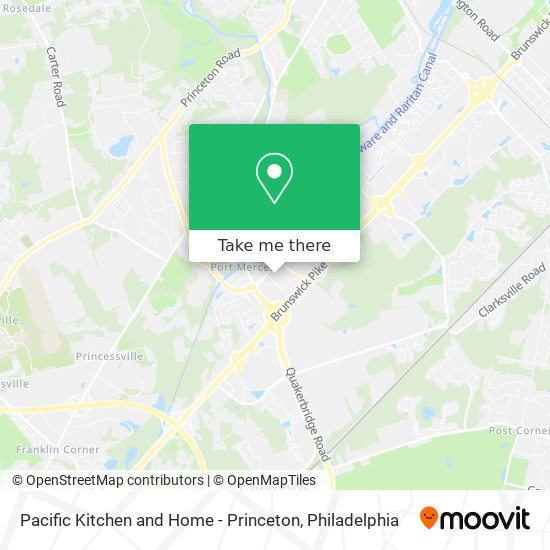 Mapa de Pacific Kitchen and Home - Princeton