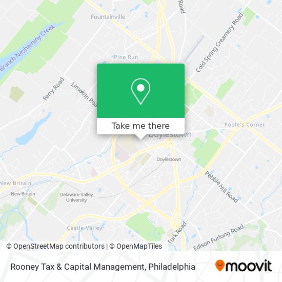 Rooney Tax & Capital Management map