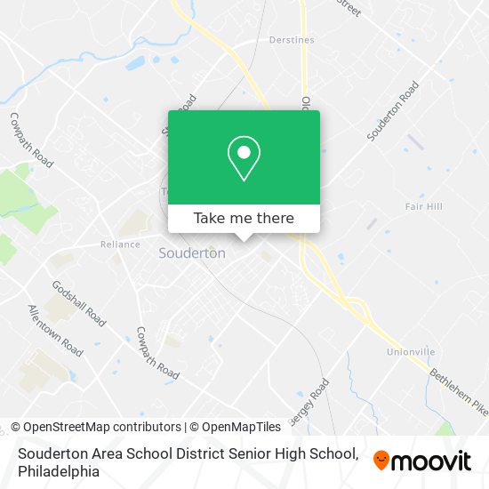 Mapa de Souderton Area School District Senior High School