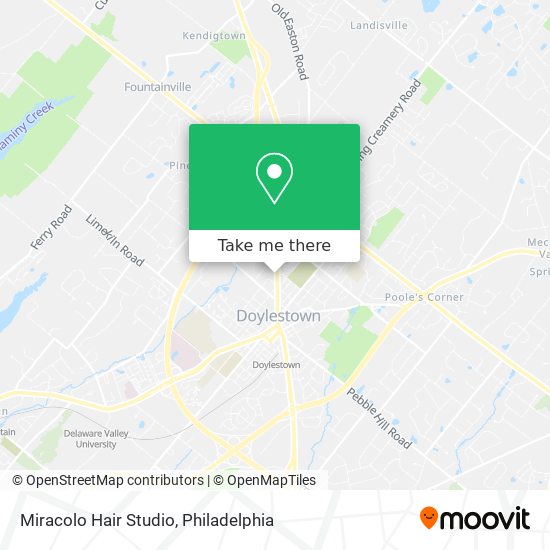 Miracolo Hair Studio map