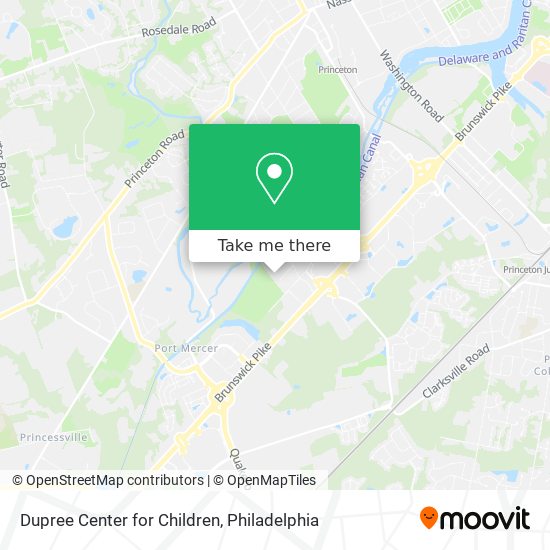 Dupree Center for Children map