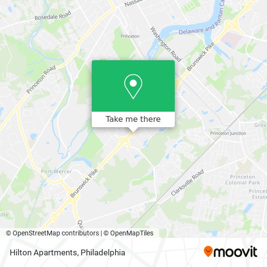 Hilton Apartments map