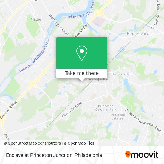 Mapa de Enclave at Princeton Junction