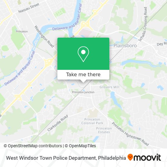 Mapa de West Windsor Town Police Department