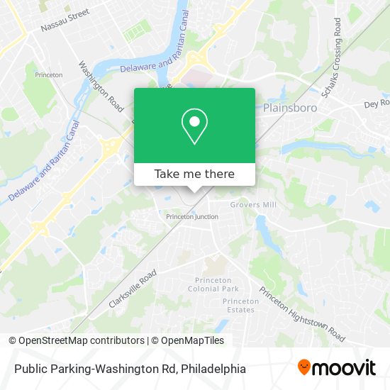 Mapa de Public Parking-Washington Rd