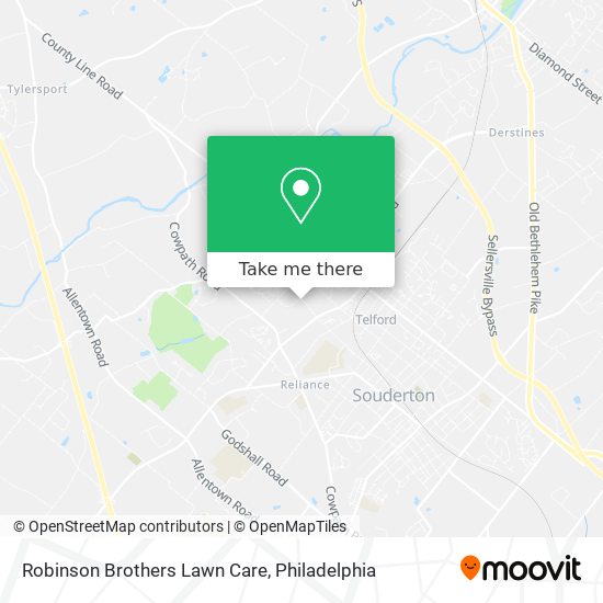 Robinson Brothers Lawn Care map