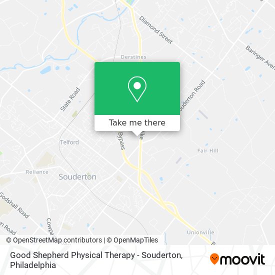 Good Shepherd Physical Therapy - Souderton map