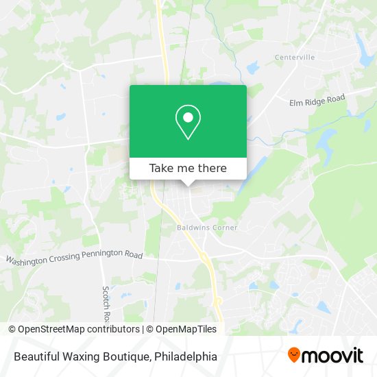 Beautiful Waxing Boutique map