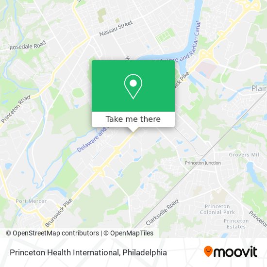 Princeton Health International map