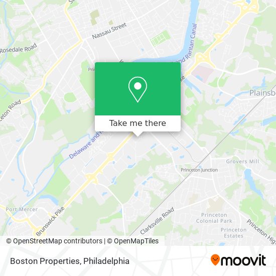 Mapa de Boston Properties