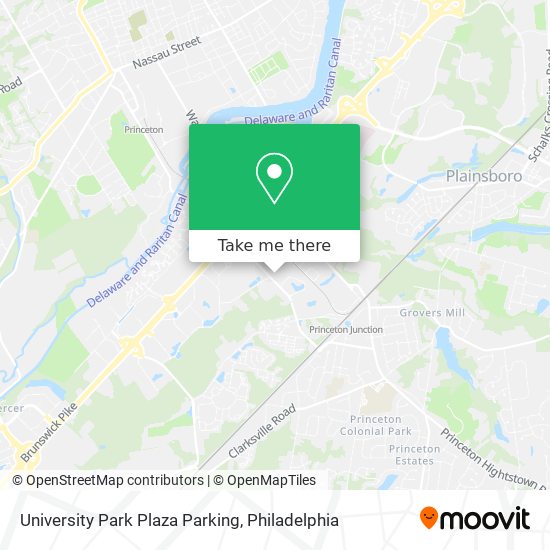 Mapa de University Park Plaza Parking