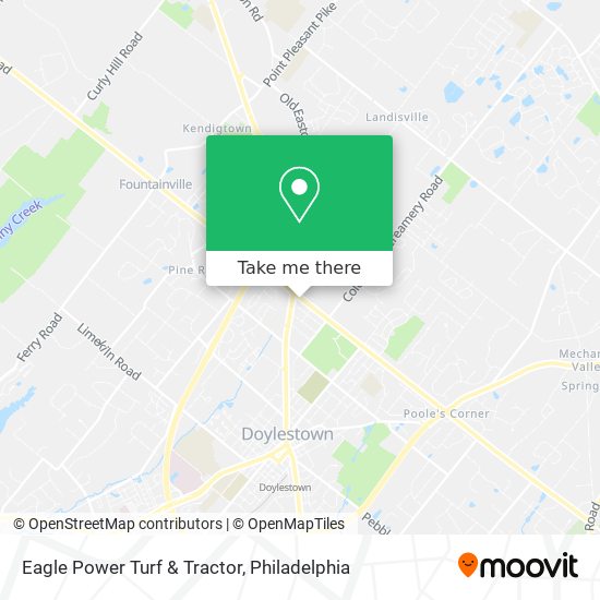 Eagle Power Turf & Tractor map