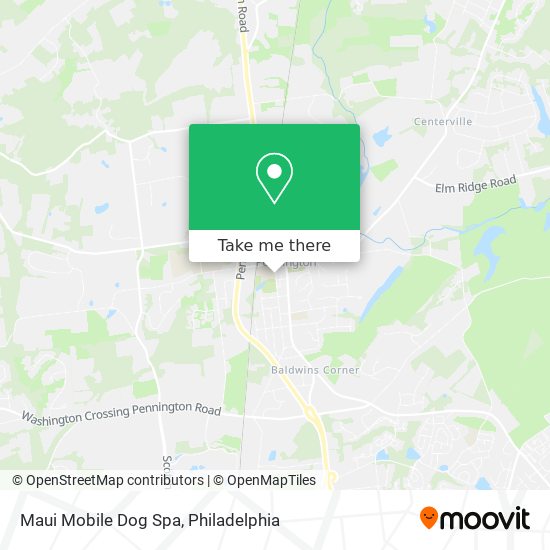 Mapa de Maui Mobile Dog Spa