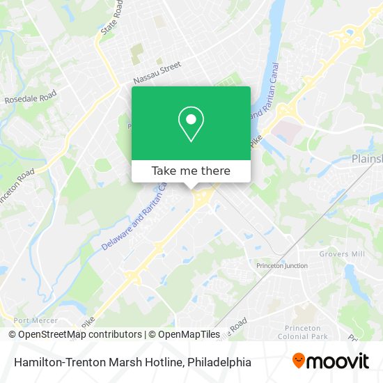 Mapa de Hamilton-Trenton Marsh Hotline