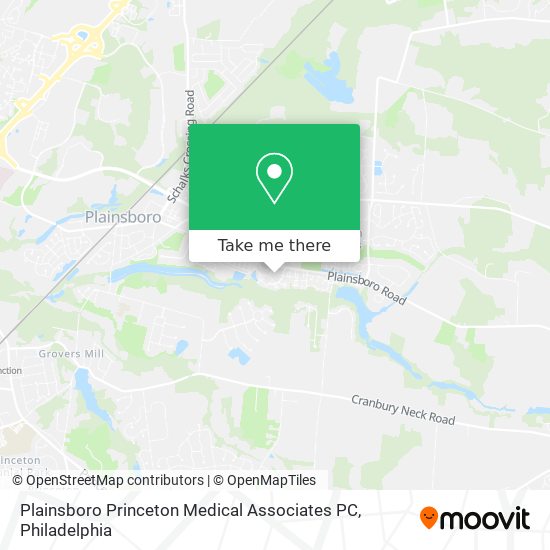 Plainsboro Princeton Medical Associates PC map