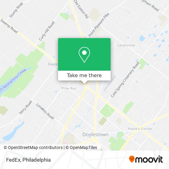 Mapa de FedEx