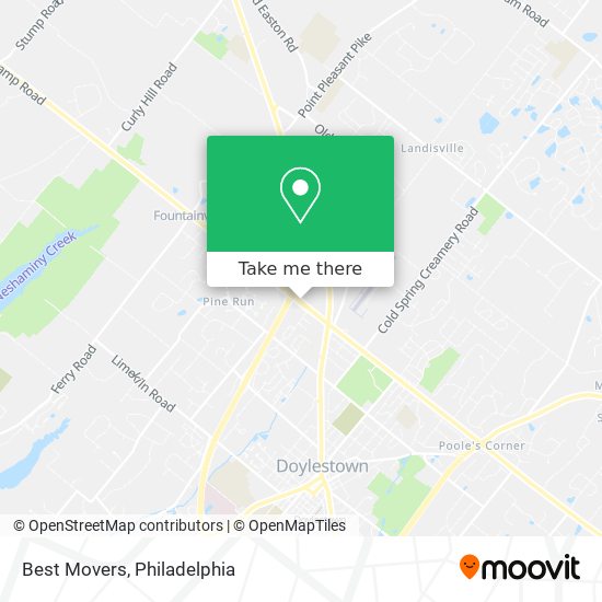 Best Movers map