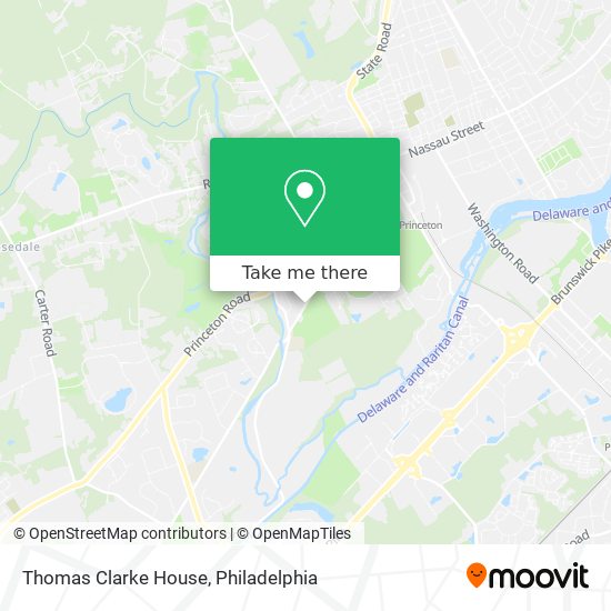 Thomas Clarke House map