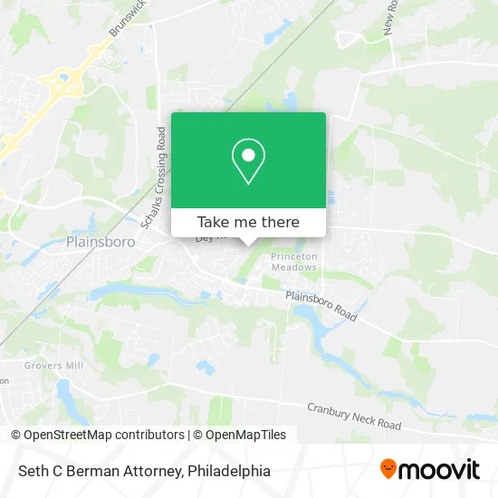 Seth C Berman Attorney map