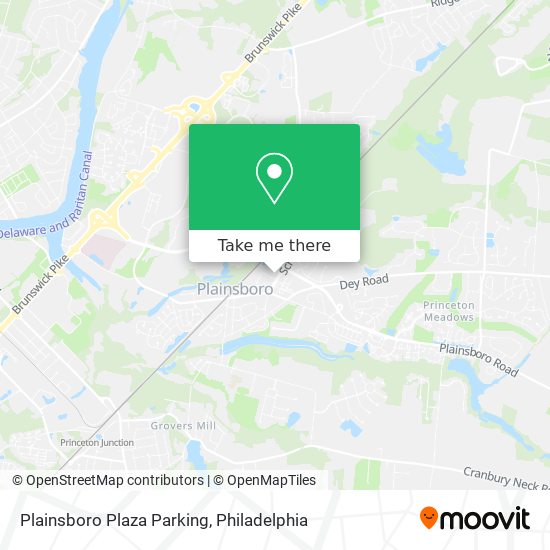 Plainsboro Plaza Parking map