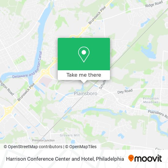 Harrison Conference Center and Hotel map