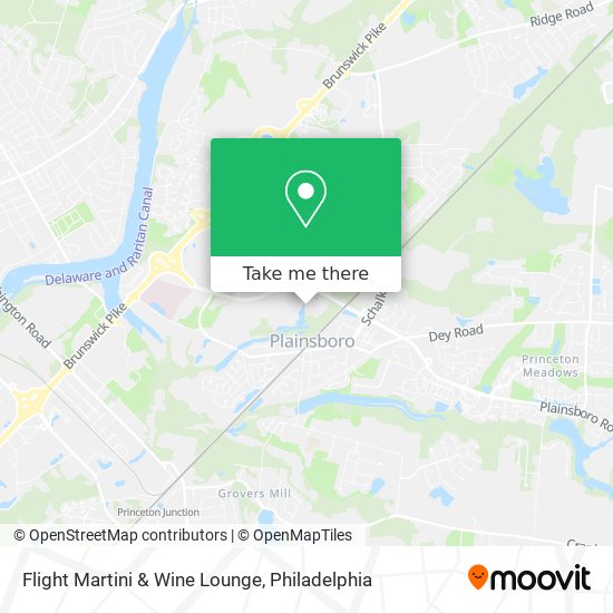 Flight Martini & Wine Lounge map