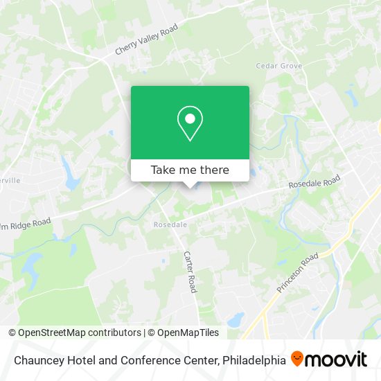 Chauncey Hotel and Conference Center map