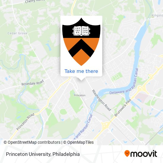 Mapa de Princeton University