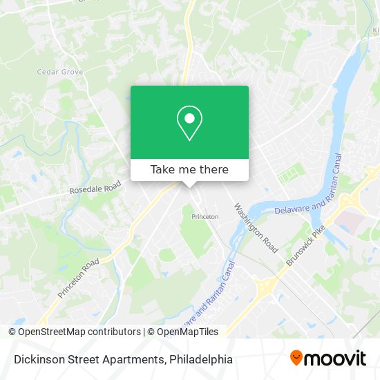 Dickinson Street Apartments map