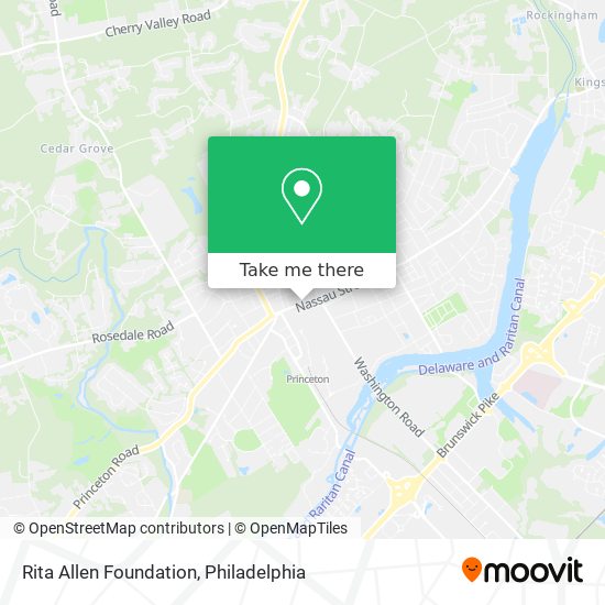 Rita Allen Foundation map