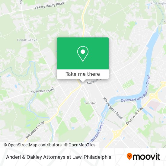 Anderl & Oakley Attorneys at Law map