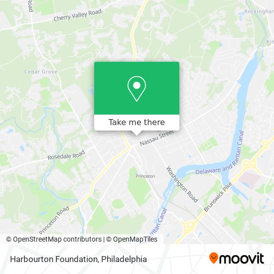 Mapa de Harbourton Foundation