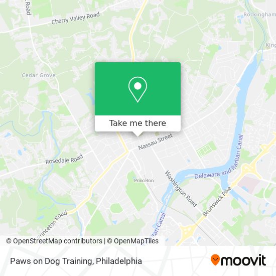 Paws on Dog Training map