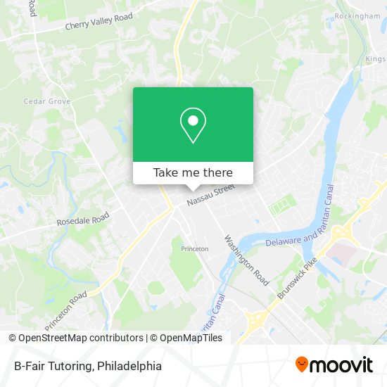 B-Fair Tutoring map