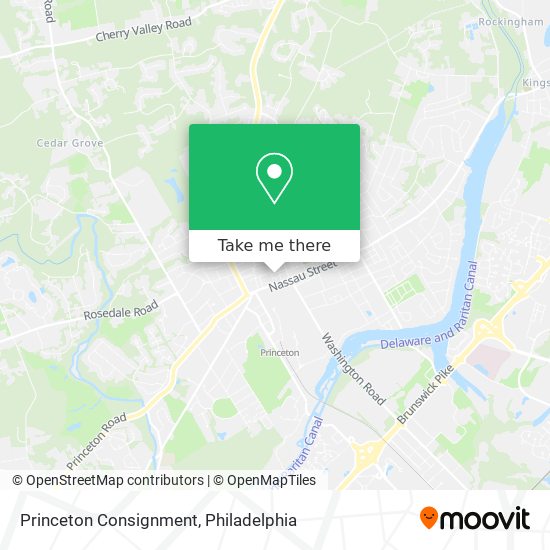 Princeton Consignment map