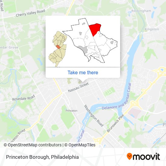 Mapa de Princeton Borough