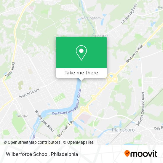 Wilberforce School map