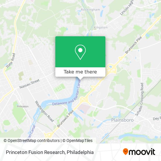 Princeton Fusion Research map