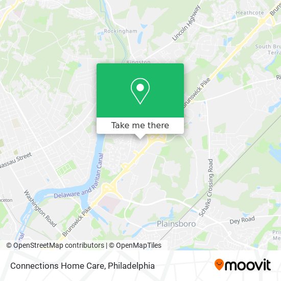 Connections Home Care map