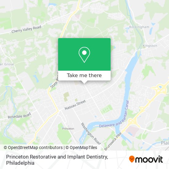 Princeton Restorative and Implant Dentistry map