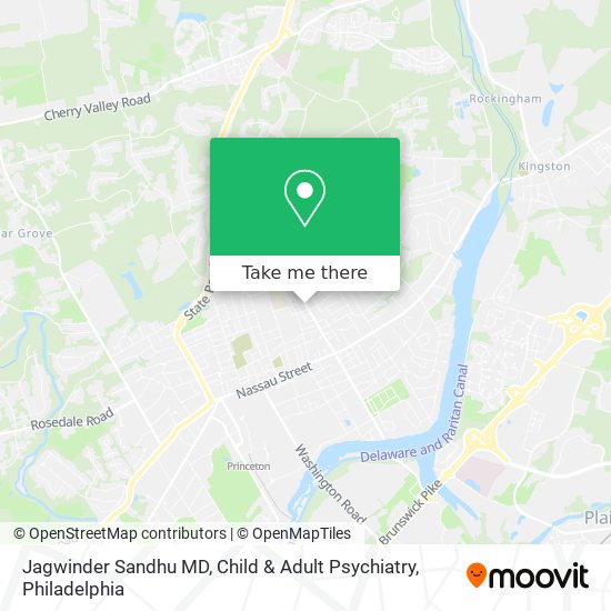 Mapa de Jagwinder Sandhu MD, Child & Adult Psychiatry