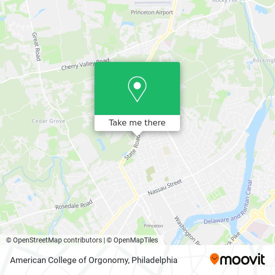 American College of Orgonomy map
