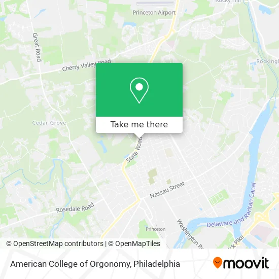 American College of Orgonomy map