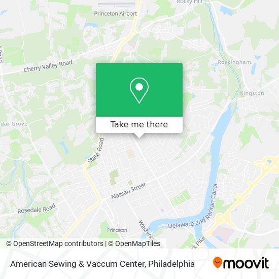 American Sewing & Vaccum Center map