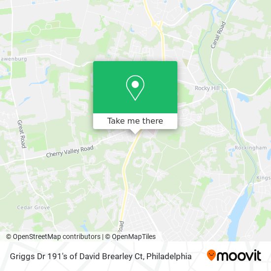 Mapa de Griggs Dr 191's of David Brearley Ct