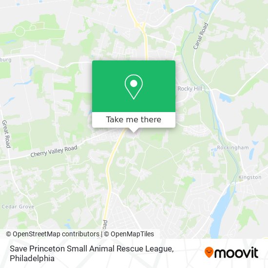 Mapa de Save Princeton Small Animal Rescue League