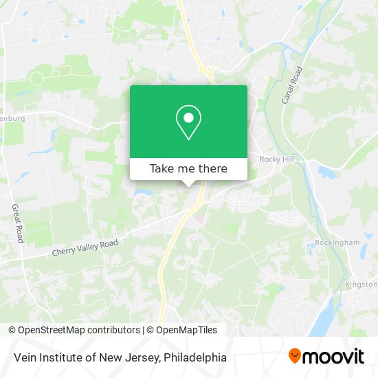 Vein Institute of New Jersey map