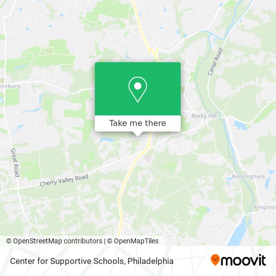 Center for Supportive Schools map